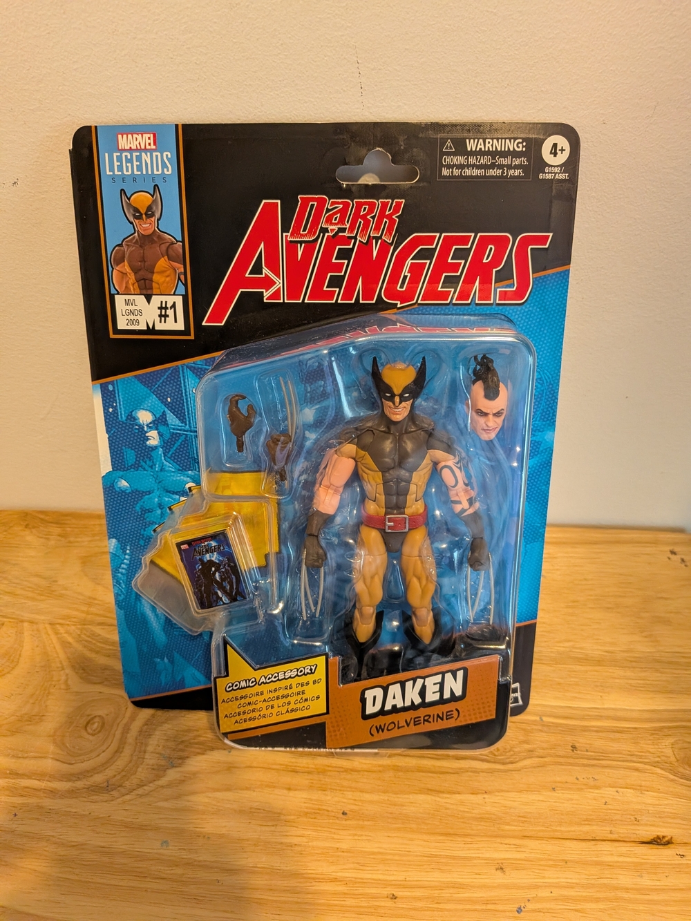 Marvel Daken Action Figure - Yellow, Black & Brown